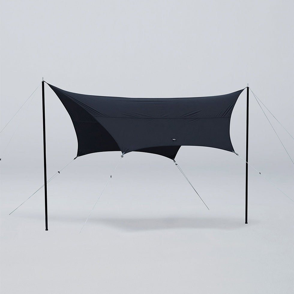 Muraco HEXA ULTRA BLACK 黑色露營天幕TP005 – CampingCat Outdoor