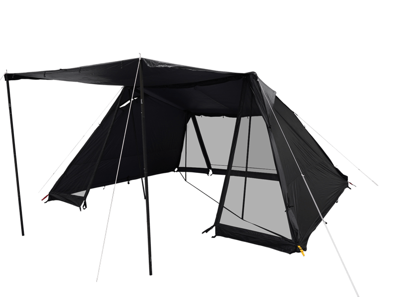 DOD 4x4 BASE 戶外露營帳黑色TT5-821-BK – CampingCat Outdoor 