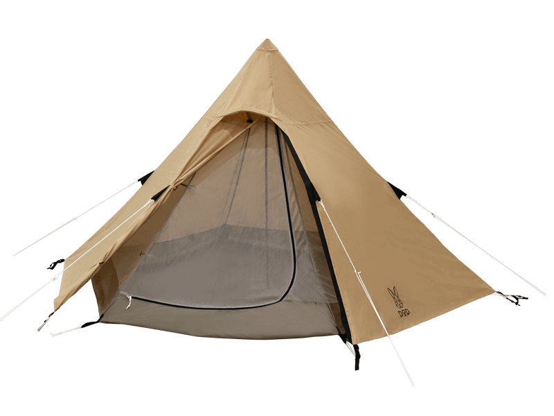DOD One Pole Tent S 金字塔營沙色T3-44-TN – CampingCat Outdoor