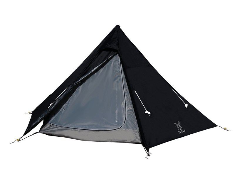 DOD One Pole Tent M Black 黑色金字塔營T5-47-BK – CampingCat Outdoor