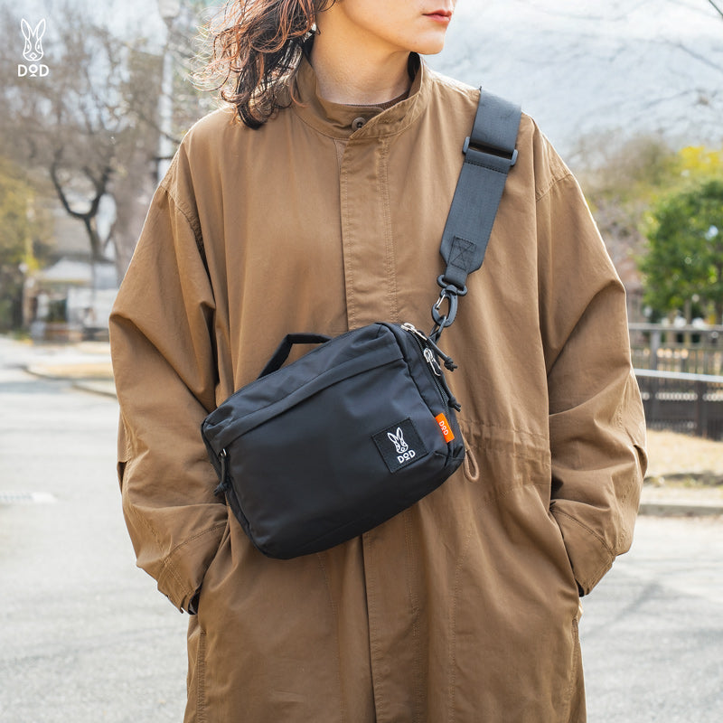 DOD NANIGENY SHOULDER BAG斜孭袋 BA265-BK  BA265-BG