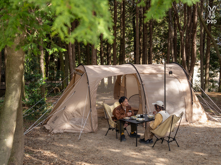 DOD KAMABOKO TENT 3(S) 隧道帳篷 沙色 T3-688-TN