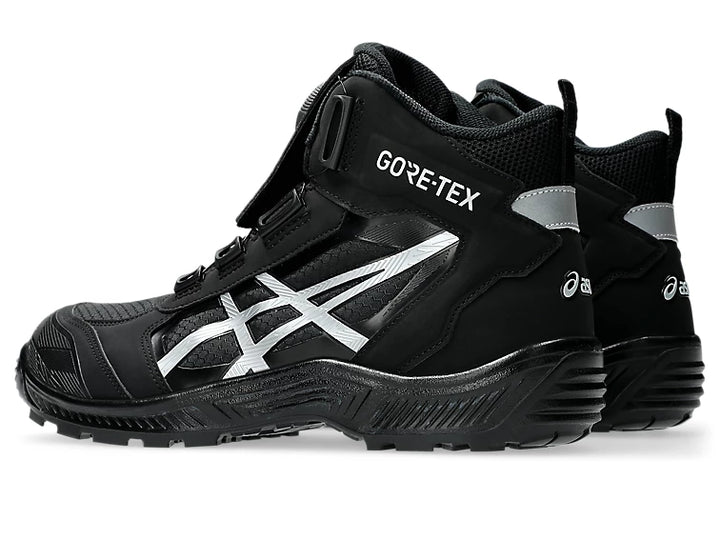 ASICS WINJOB CP605 GTX BOA 安全鞋 安全靴 (Black x Pure Silver)