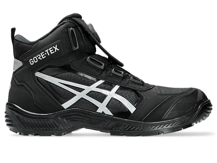 ASICS WINJOB CP605 GTX BOA 安全鞋 安全靴 (Black x Pure Silver)