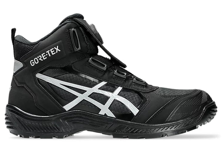 ASICS WINJOB CP605 GTX BOA 安全鞋 安全靴 (Black x Pure Silver)