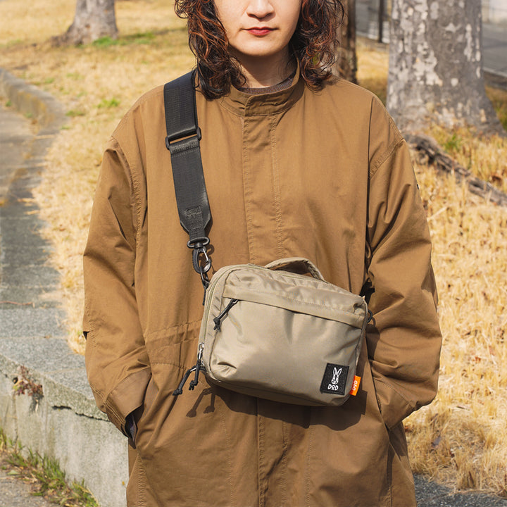 DOD NANIGENY SHOULDER BAG斜孭袋 BA265-BK  BA265-BG