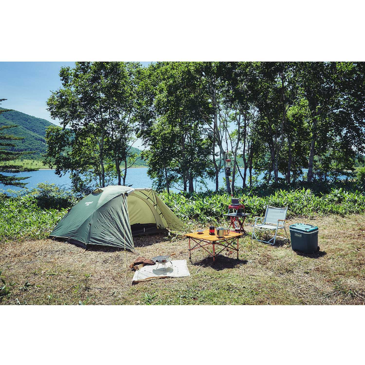 Coleman Touring Dome LX 露營帳篷橄欖綠色2000038142 – CampingCat