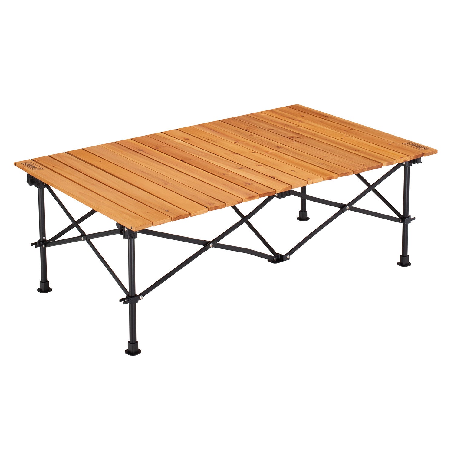 Coleman (Coleman) Table Natural Wood roll Table Vintage