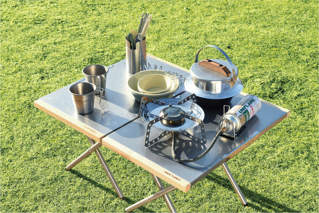 UNIFLAME Takibi Table 日本製露營焚火便攜摺枱 682104