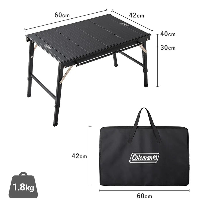 Coleman Flat table 60 (Black) 薄型輕便露營摺枱 2238312