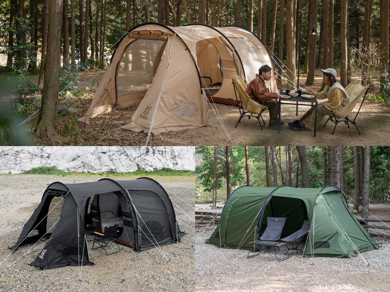 DOD KAMABOKO TENT 3(S) 隧道帳篷 沙色 T3-688-TN