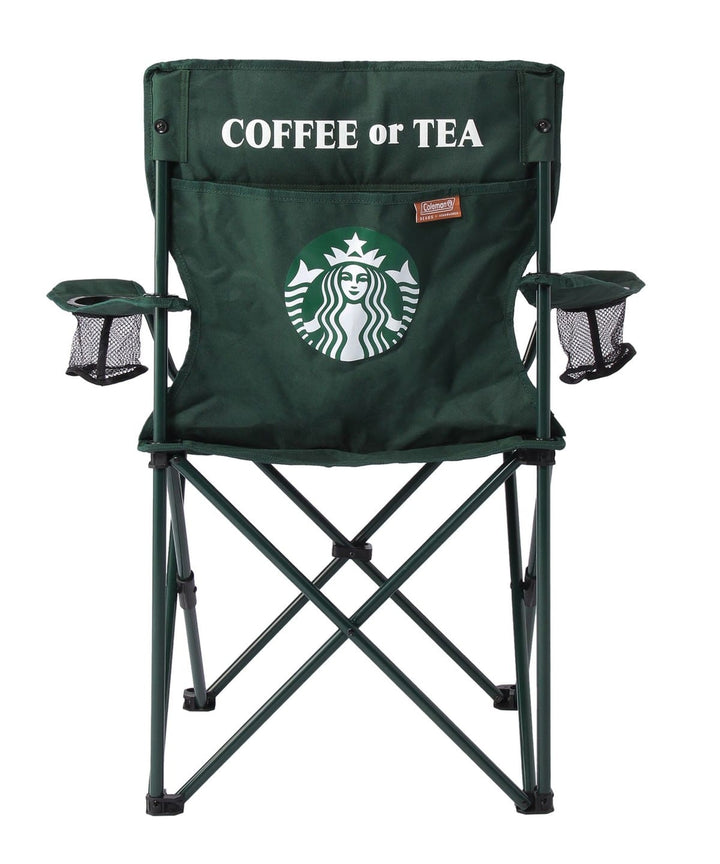Coleman for STARBUCKS STAND by BEAMS Resort Chair 雙杯架露營摺椅