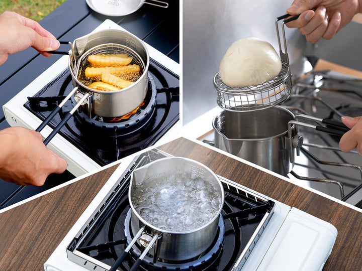 DOD FRY & STEAM SET 露營蒸煮炸鍋 KS1-166-SL