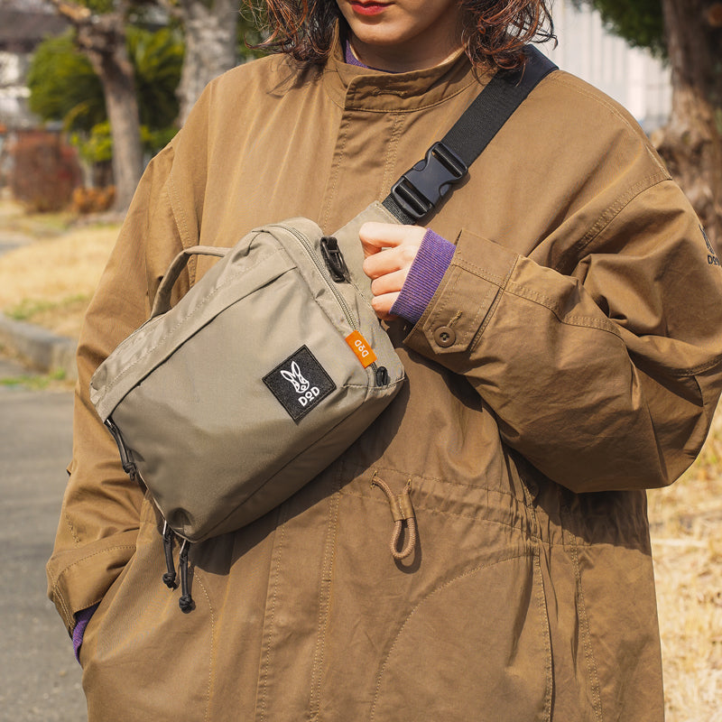 DOD NANIGENY SHOULDER BAG斜孭袋 BA265-BK  BA265-BG