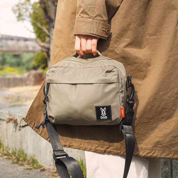 DOD NANIGENY SHOULDER BAG斜孭袋 BA265-BK  BA265-BG