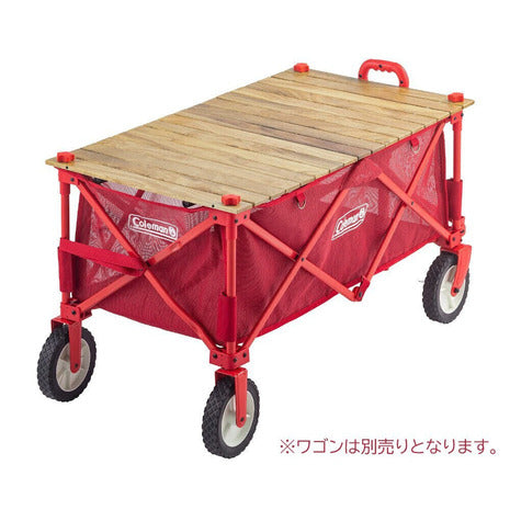 Coleman Outdoor Wagon Wood Roll Table 2000038129