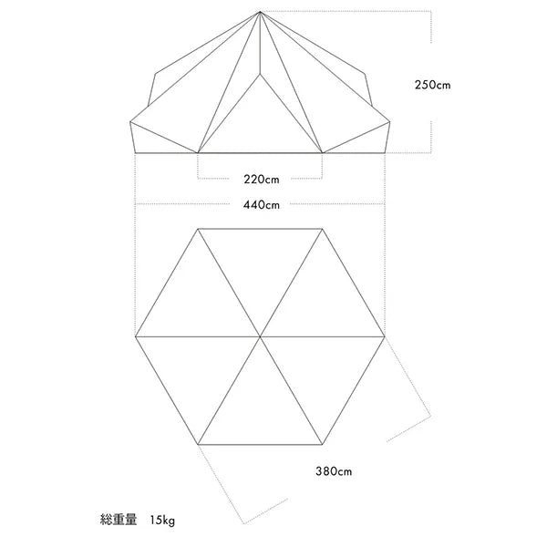 ZANE ARTS ZEKU-M TC 露營帳篷 PS-503