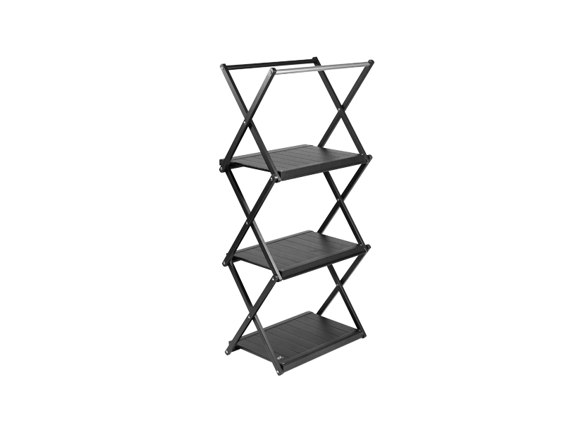 DOD RACK OR TABLE (M) 露營摺枱 / 置物架  TB4-095-BK