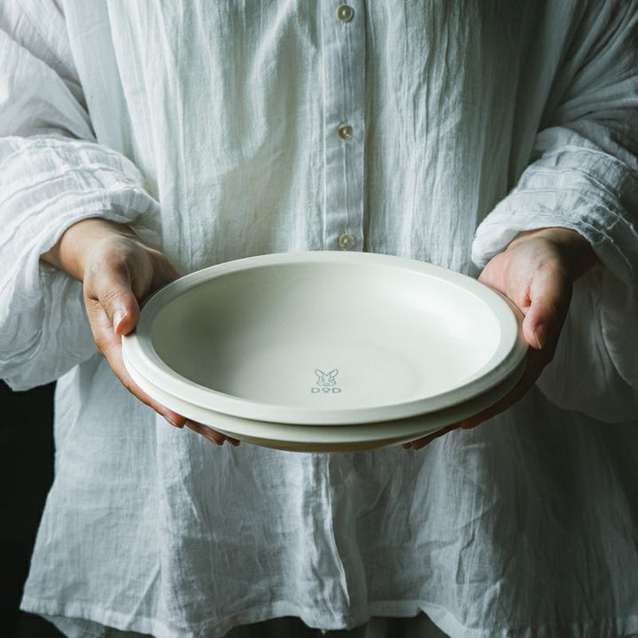 DOD Fave Deep Dish Set [M×2] 美濃燒瓷碟套裝 DH1-005-IV-M