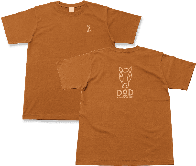 DOD 干支Tee（午）TS227-BR