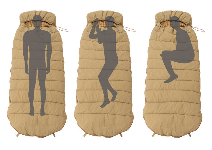 DOD ROOMY MUMMY 露營睡袋 S1-187-BR