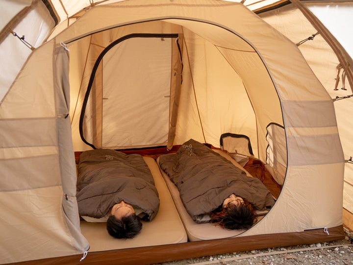 DOD KAMABOKO TENT 3(S) 隧道帳篷 沙色 T3-688-TN