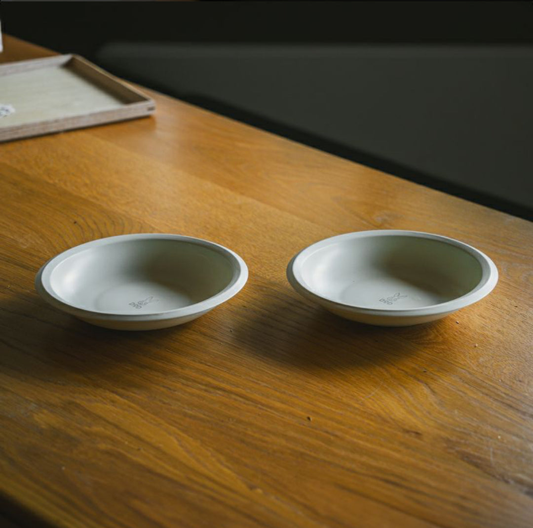 DOD Fave Deep Dish Set [M×2] 美濃燒瓷碟套裝 DH1-005-IV-M