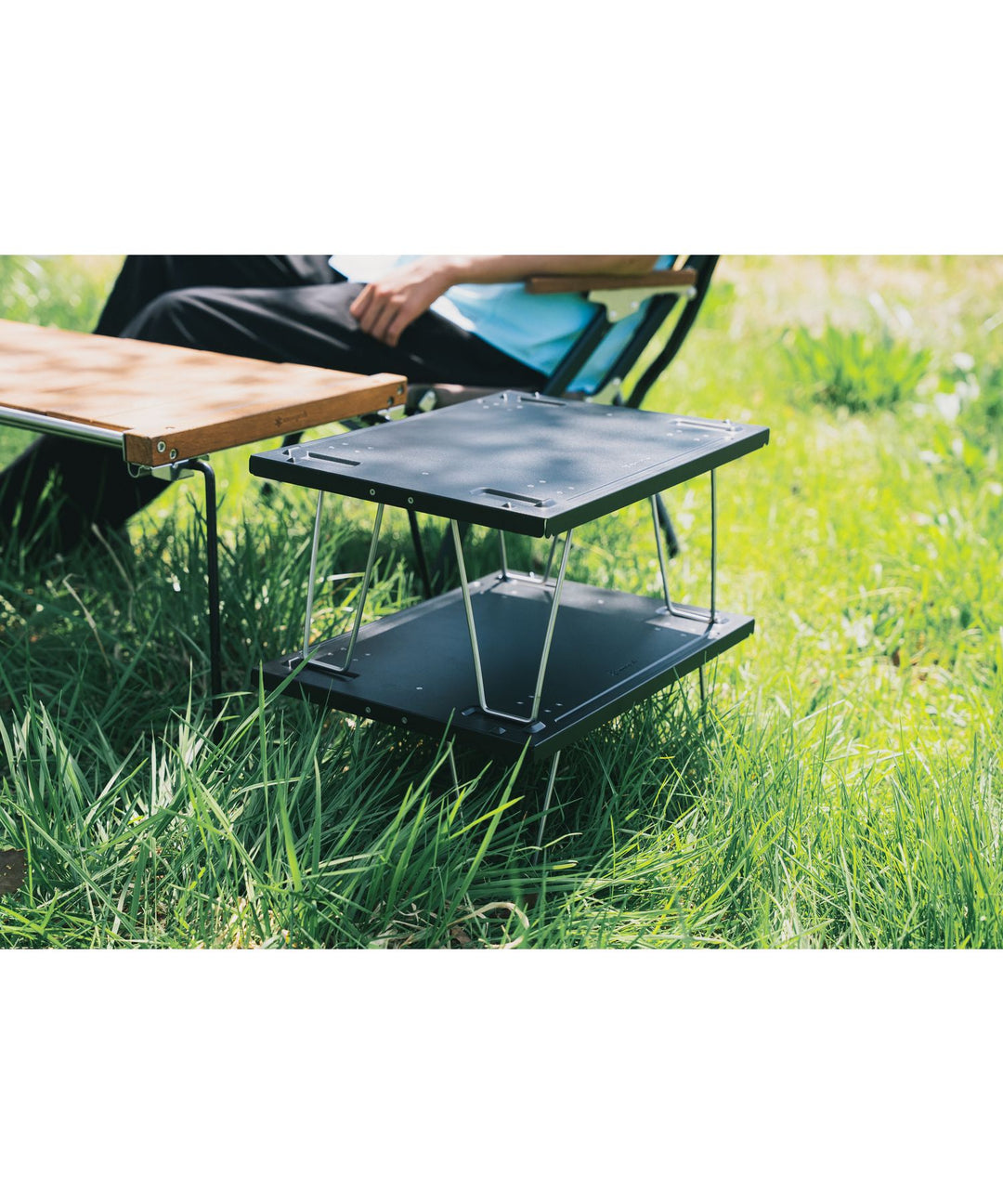 snow peak 2026 雪峰祭 春 限定 Stacking Shelf Container Lid Rack 25 Black FES-045-BK