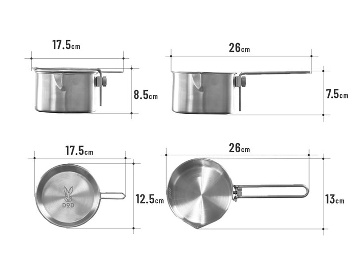 DOD SIERRA KETTLE 不銹鋼鍋SK1-067-SL