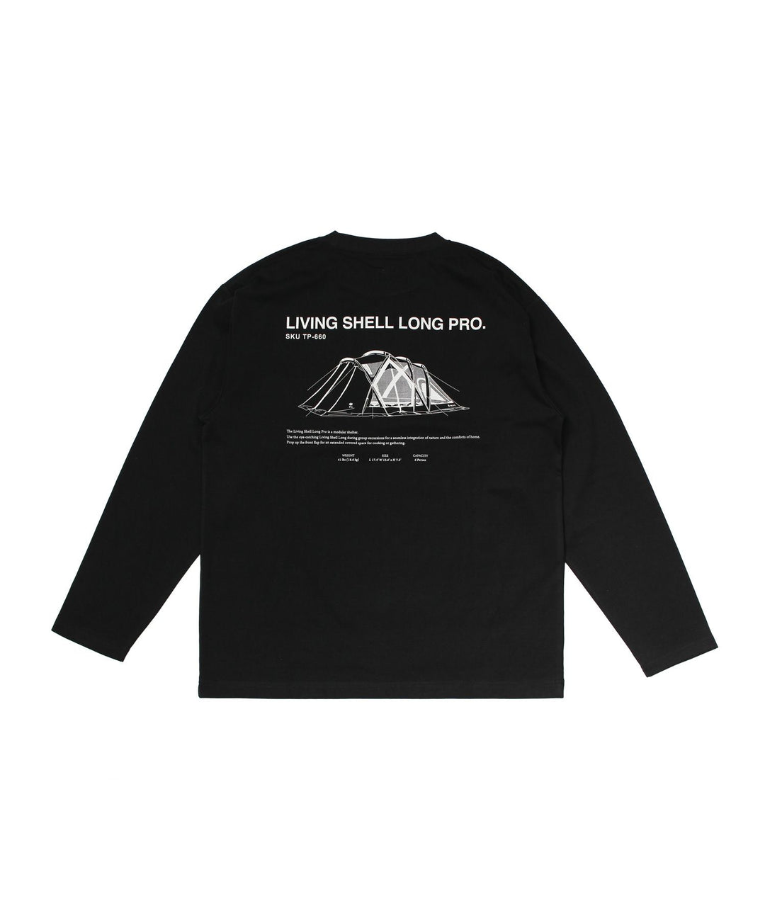snow peak Living Shell Long Pro. L/S T-Shirt 長袖Tee EC-TS-25AU013