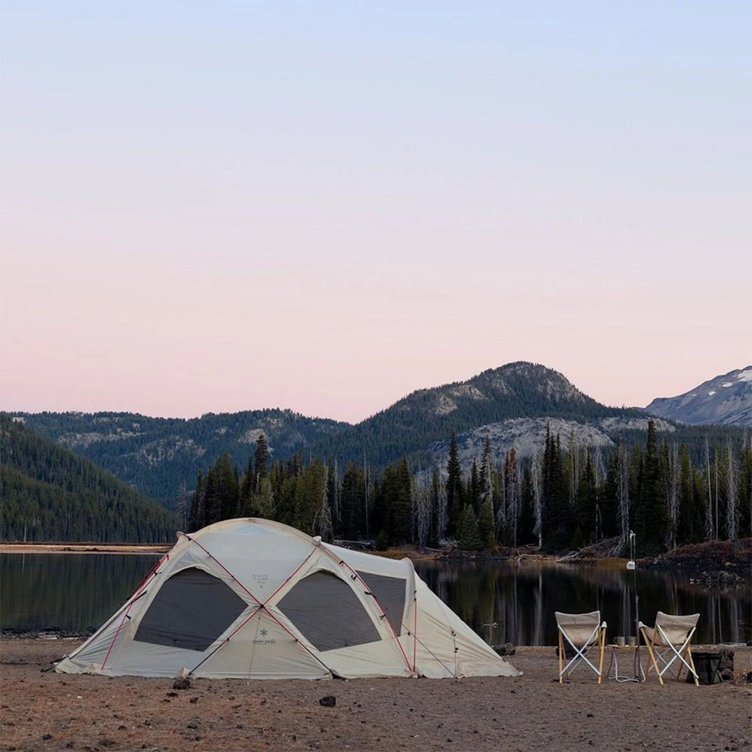 snow peak Dock Dome Pro.6 Ivory 象牙白色帳篷 SD-507IV