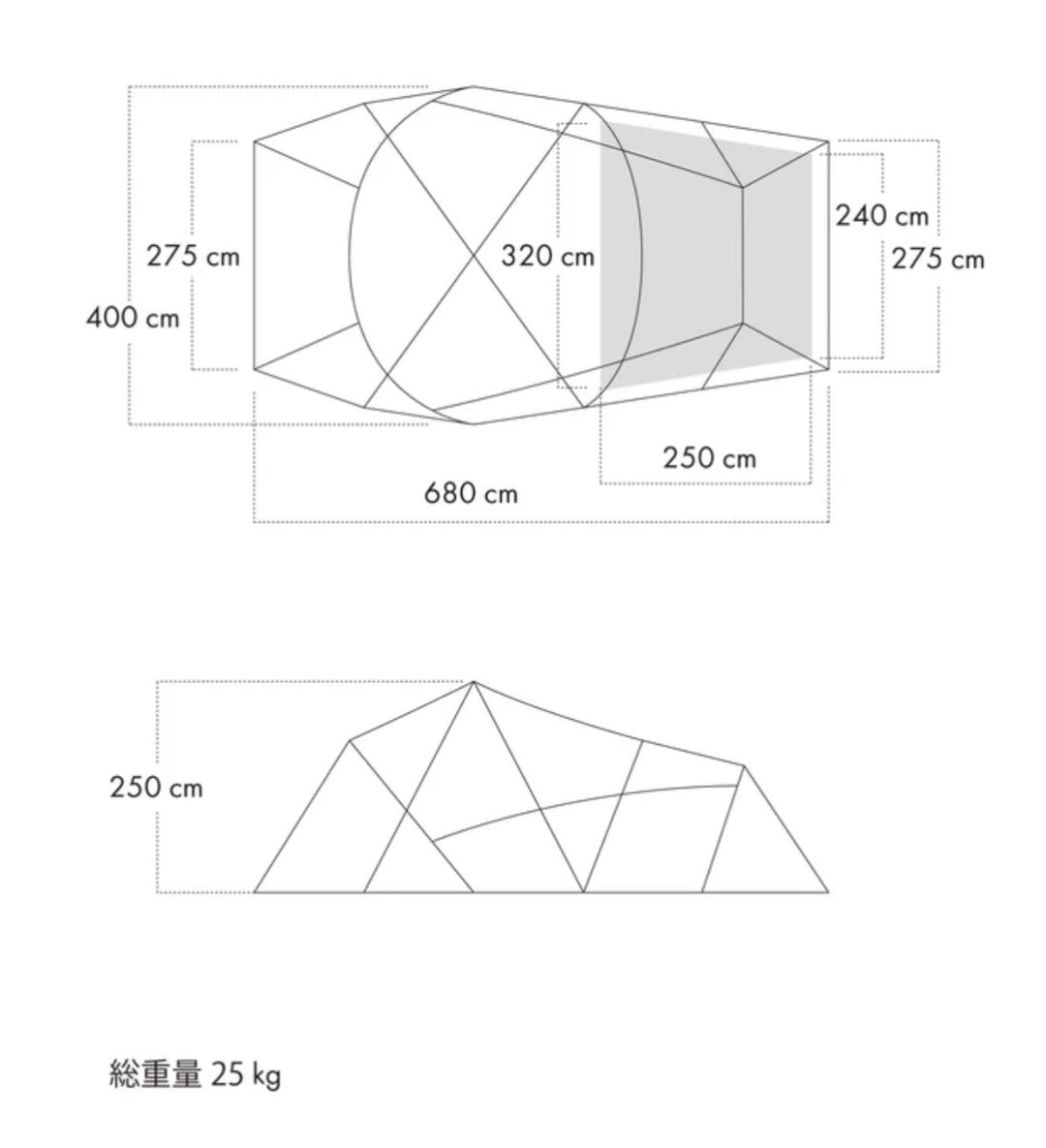 Zane Arts GINGA 露營帳篷 PS-054