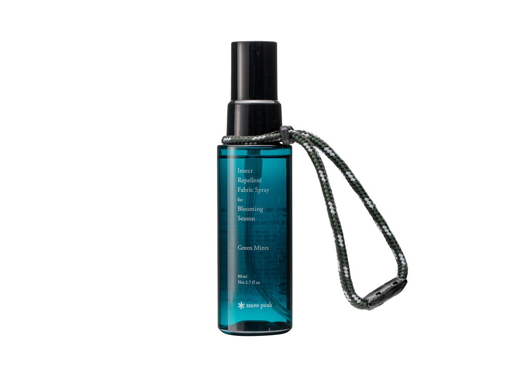 snow peak 2025 雪峰祭 春 Fabric Bug Spray with Fresh Green Leaves Scent 若葉香氛防蟲布用噴霧 FES-341-3