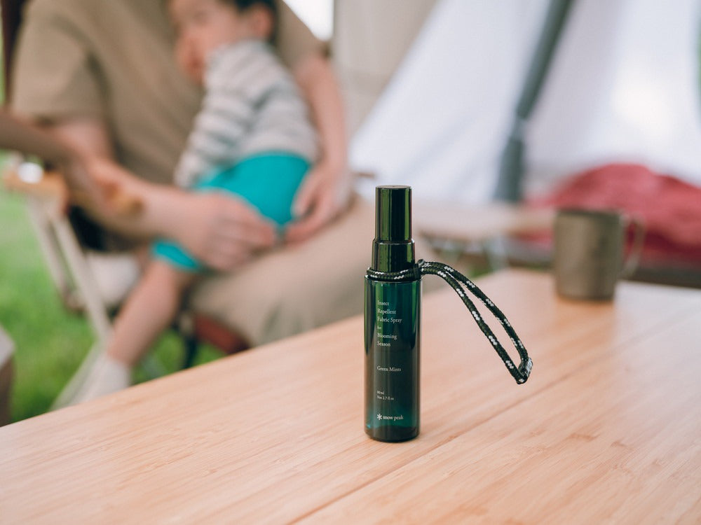 snow peak 2025 雪峰祭 春 Fabric Bug Spray with Fresh Green Leaves Scent 若葉香氛防蟲布用噴霧 FES-341-3
