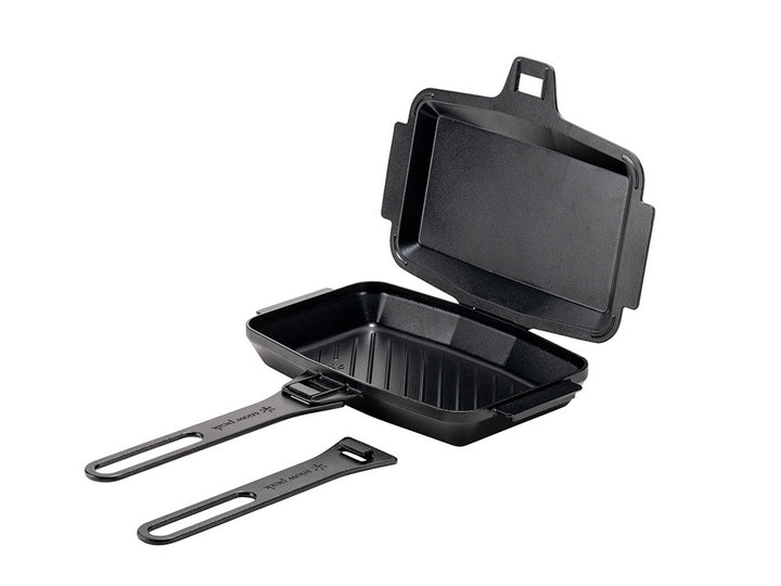 snow peak Cast Iron Sandwich Skillet 鑄鐵三文治烤夾 GR-050