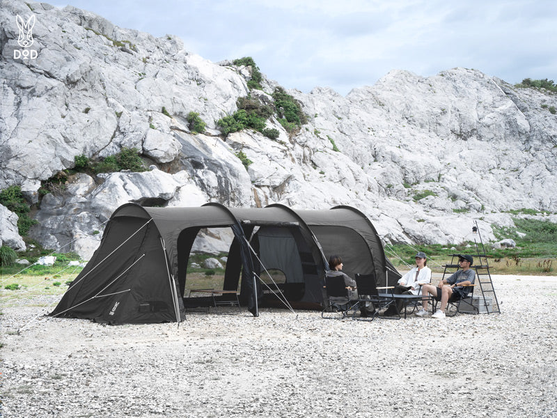 DOD KAMABOKO TENT 3(M) 隧道帳篷 黑色 T5-689-BK