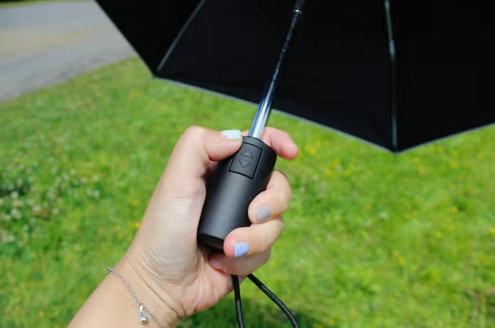 Coleman x Lawson Automatic Opening Umbrella Ivory 晴雨兼用自動開合式縮骨遮 象牙色