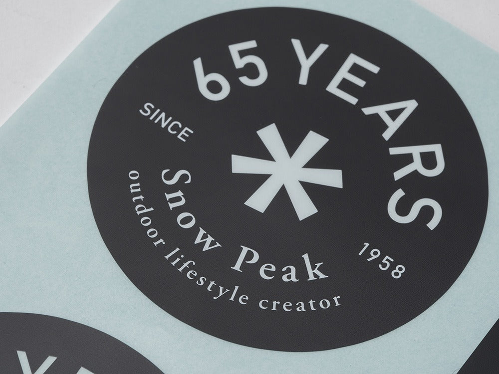 snow peak 65th Anniversary Sticker Set 65週年貼紙 NV-065