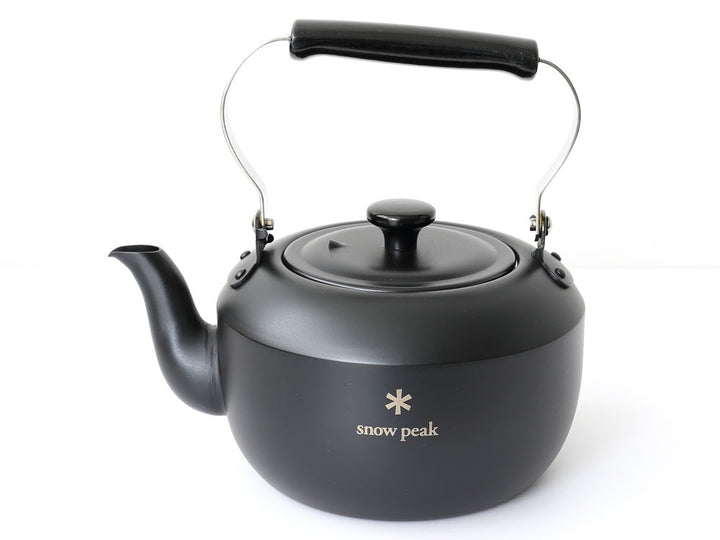 snow peak Round Kettle Matte Black 1.5L 水煲 PG-009