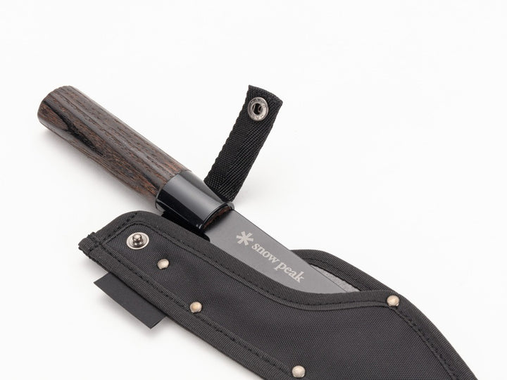Snow Peak 日本製 Black Deba Knife 黑色刀 PG-066