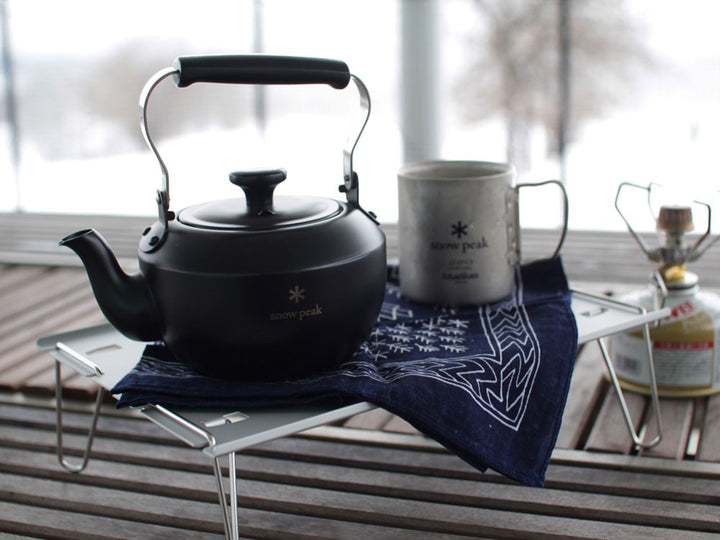 snow peak Teapot Classic Matte Black 0.7 茶煲 PG-160