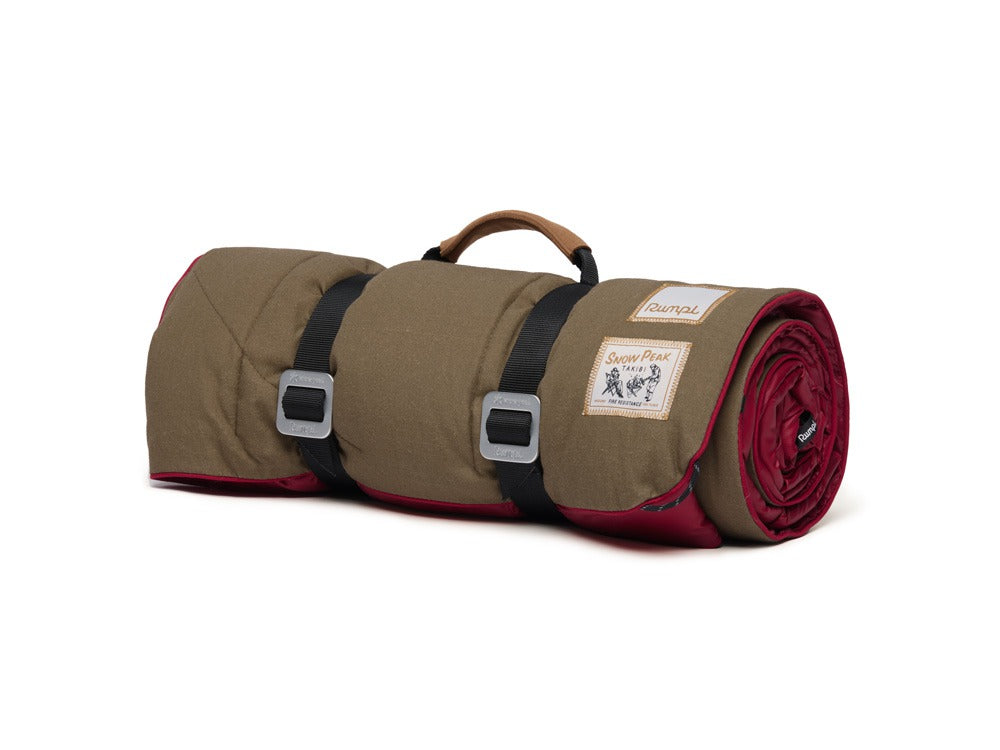 snow peak x Rumpl THE NANOLOFT TAKIBI BLANKET One Pro. 焚火保暖毛氈 SI24A-TTPB-SPR-TPR