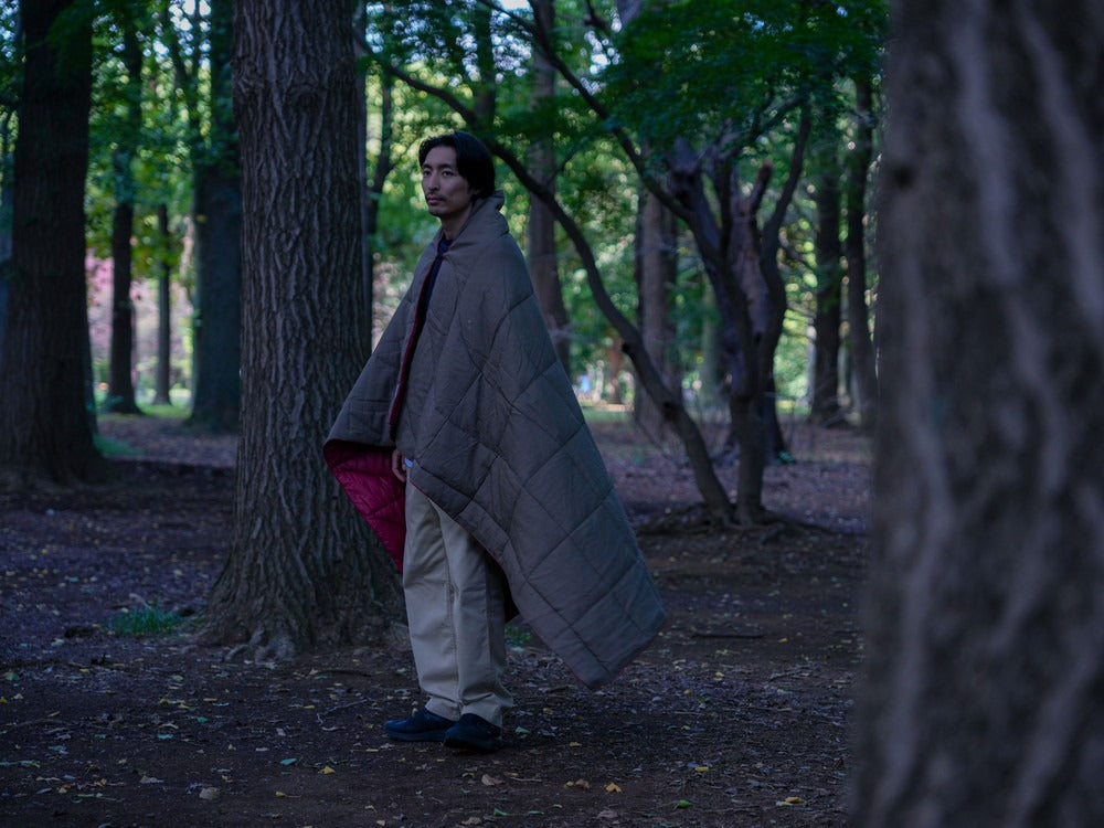 snow peak x Rumpl THE NANOLOFT TAKIBI BLANKET One Pro. 焚火保暖毛氈 SI24A-TTPB-SPR-TPR