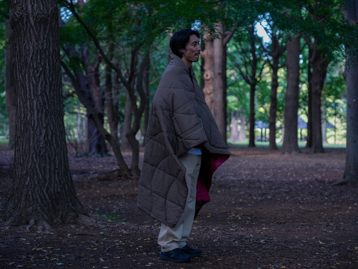 snow peak x Rumpl THE NANOLOFT TAKIBI BLANKET One Pro. 焚火保暖毛氈 SI24A-TTPB-SPR-TPR