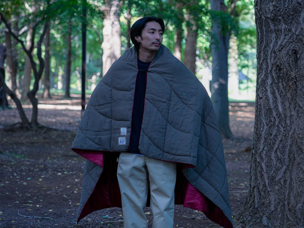 snow peak x Rumpl THE NANOLOFT TAKIBI BLANKET One Pro. 焚火保暖毛氈 SI24A-TTPB-SPR-TPR