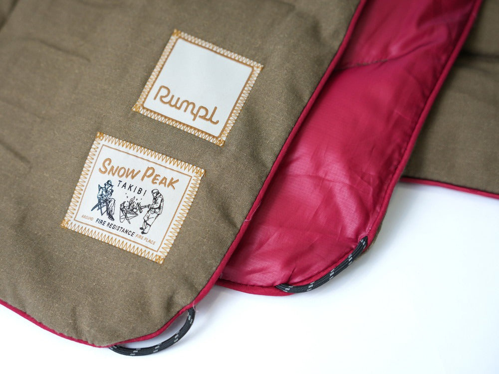 snow peak x Rumpl THE NANOLOFT TAKIBI BLANKET One Pro. 焚火保暖毛氈 SI24A-TTPB-SPR-TPR