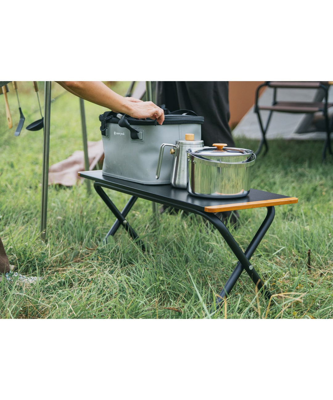 snow peak 雪峰祭 2026 Folding Shelf Metal Top Black 摺疊式架 FES-067-BK