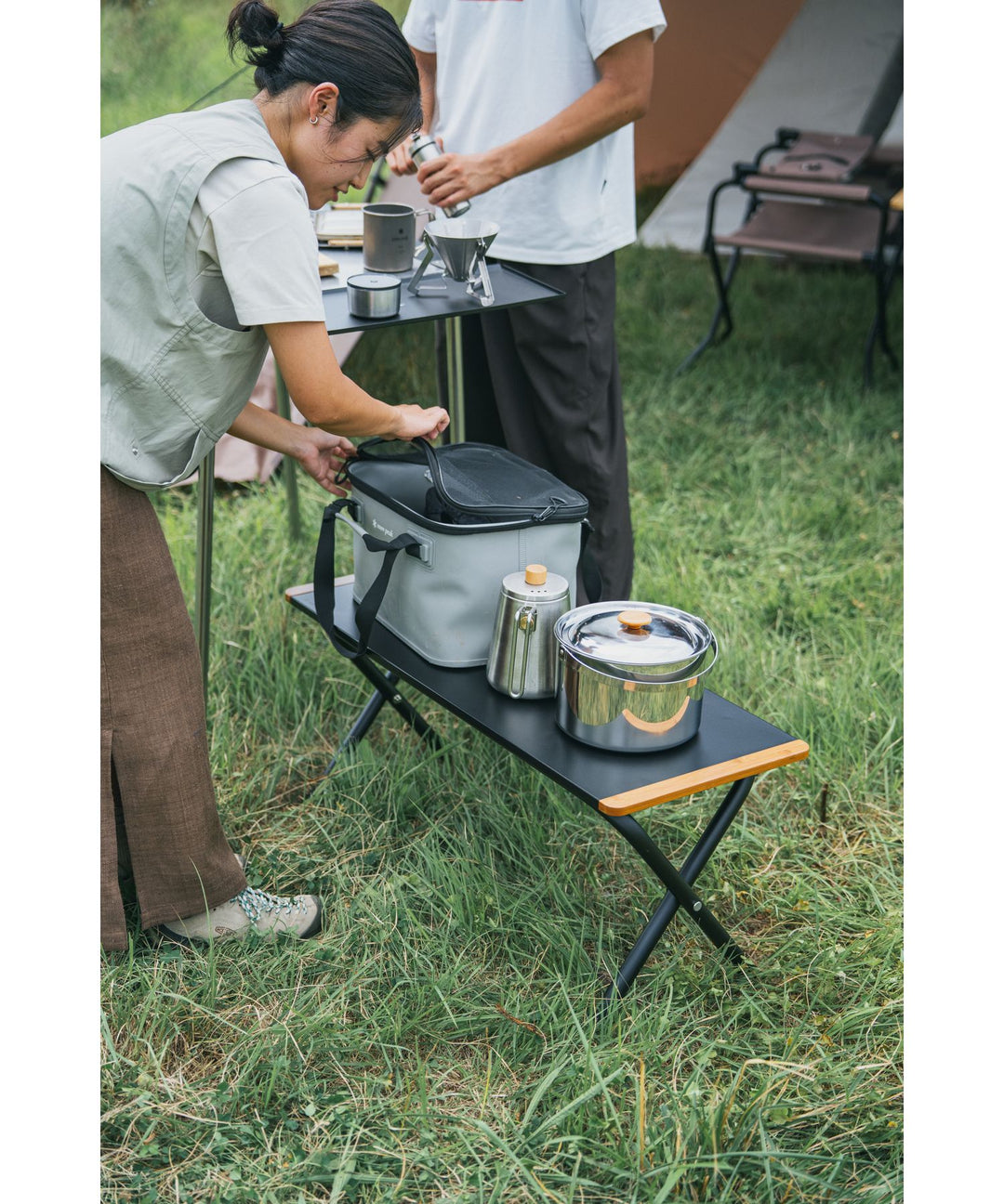 snow peak 雪峰祭 2026 Folding Shelf Metal Top Black 摺疊式架 FES-067-BK