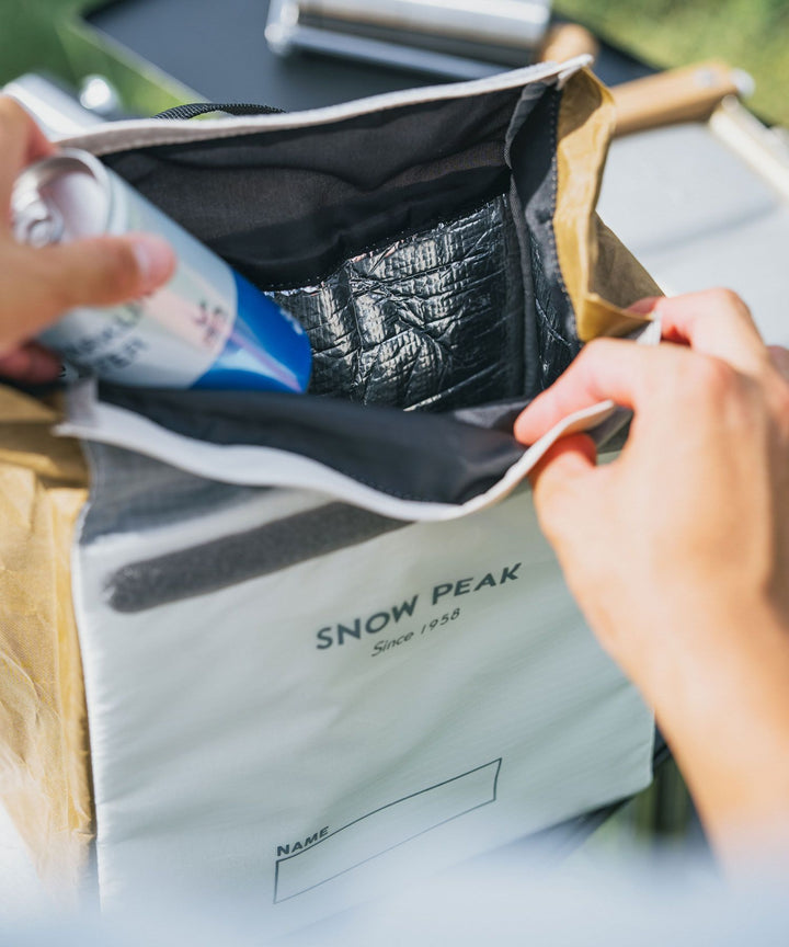 snow peak 雪峰祭 2026 秋  Field Grocery Bag 100261SB20-BLACK・ETC1 保冷袋