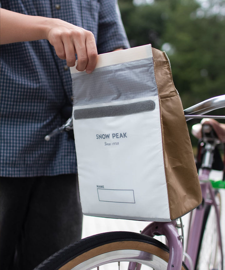 snow peak 雪峰祭 2026 秋  Field Grocery Bag 100261SB20-BLACK・ETC1 保冷袋